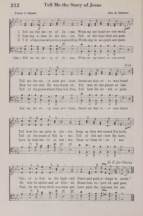 The American Service Hymnal: a collection of the great hymns and gospel songs, new and old, whose melodies and truths will meet the needs of all churches page 210