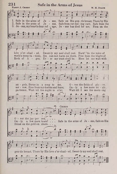 The American Service Hymnal: a collection of the great hymns and gospel songs, new and old, whose melodies and truths will meet the needs of all churches page 229