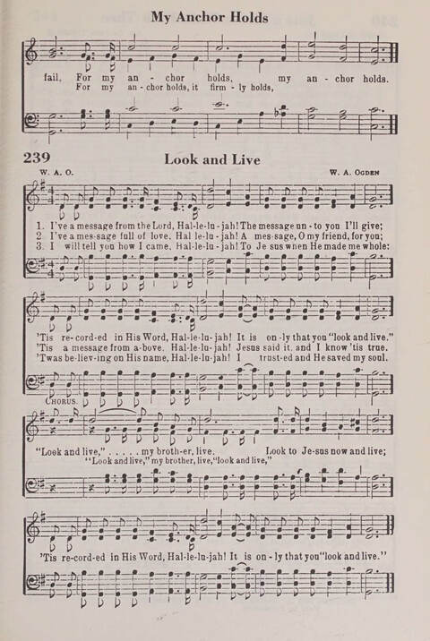 The American Service Hymnal: a collection of the great hymns and gospel songs, new and old, whose melodies and truths will meet the needs of all churches page 237