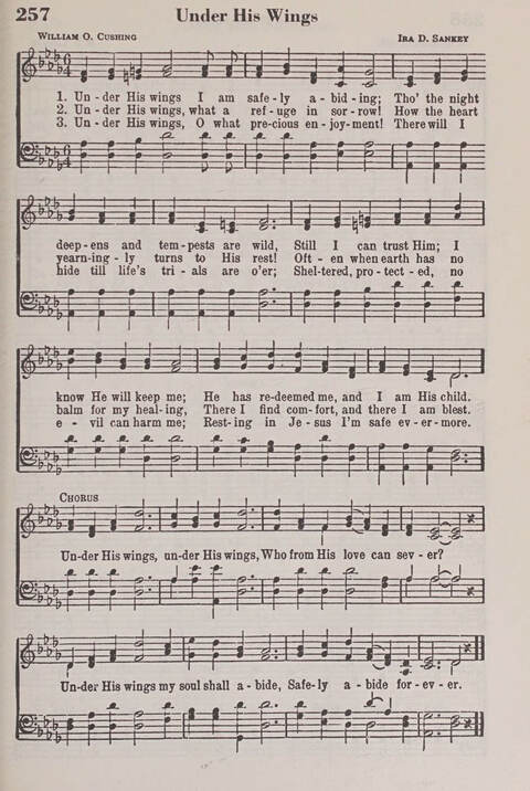 The American Service Hymnal: a collection of the great hymns and gospel songs, new and old, whose melodies and truths will meet the needs of all churches page 255