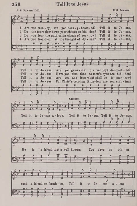The American Service Hymnal: a collection of the great hymns and gospel songs, new and old, whose melodies and truths will meet the needs of all churches page 256
