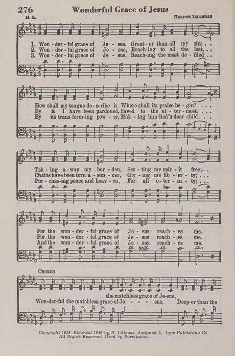 The American Service Hymnal: a collection of the great hymns and gospel songs, new and old, whose melodies and truths will meet the needs of all churches page 274