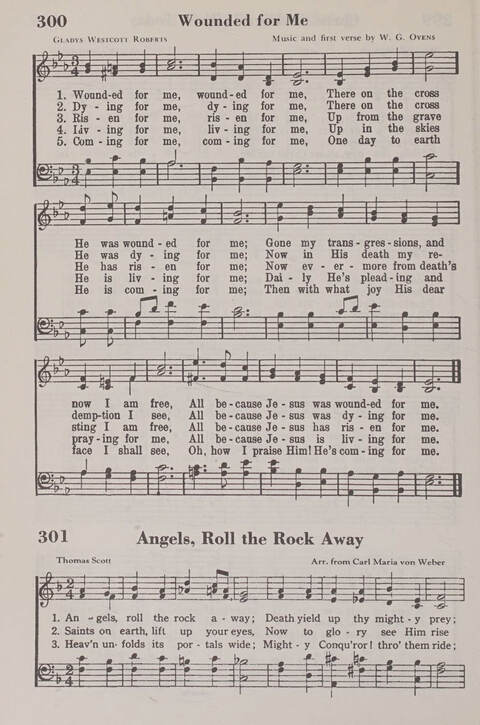 The American Service Hymnal: a collection of the great hymns and gospel songs, new and old, whose melodies and truths will meet the needs of all churches page 306