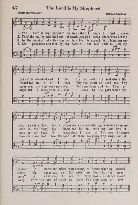 The American Service Hymnal: a collection of the great hymns and gospel songs, new and old, whose melodies and truths will meet the needs of all churches page 45