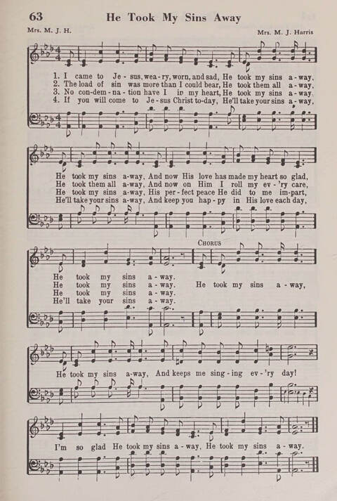 The American Service Hymnal: a collection of the great hymns and gospel songs, new and old, whose melodies and truths will meet the needs of all churches page 61