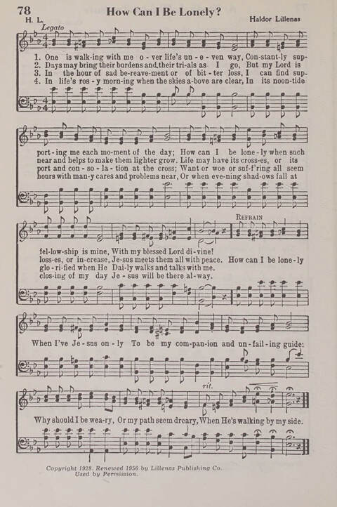 The American Service Hymnal: a collection of the great hymns and gospel songs, new and old, whose melodies and truths will meet the needs of all churches page 76