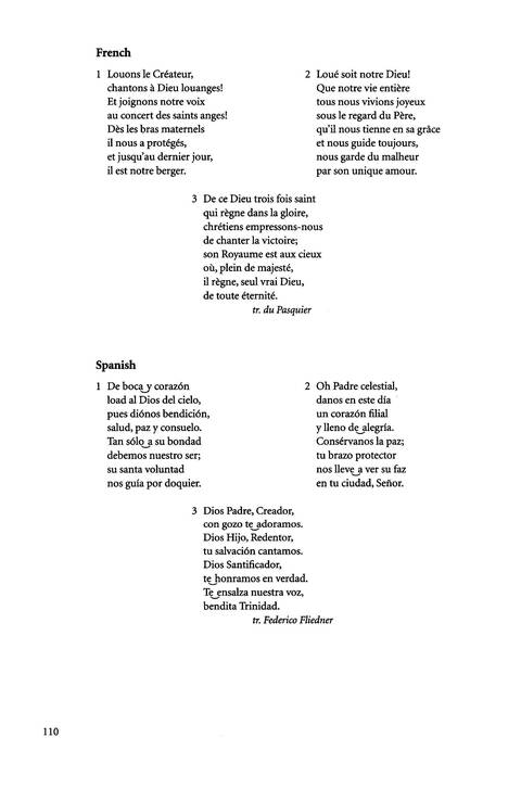 Agape: songs of hope and reconciliation page 109