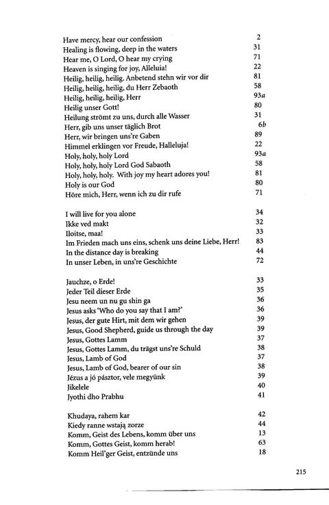 Agape: songs of hope and reconciliation page 214