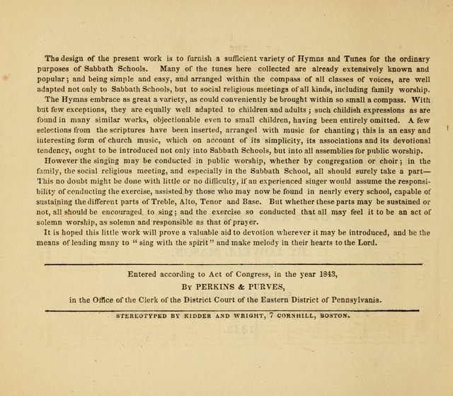 The American Sabbath School Singing Book: containing hymns, tunes, scriptural selections and chants, for Sabbath schools page 2