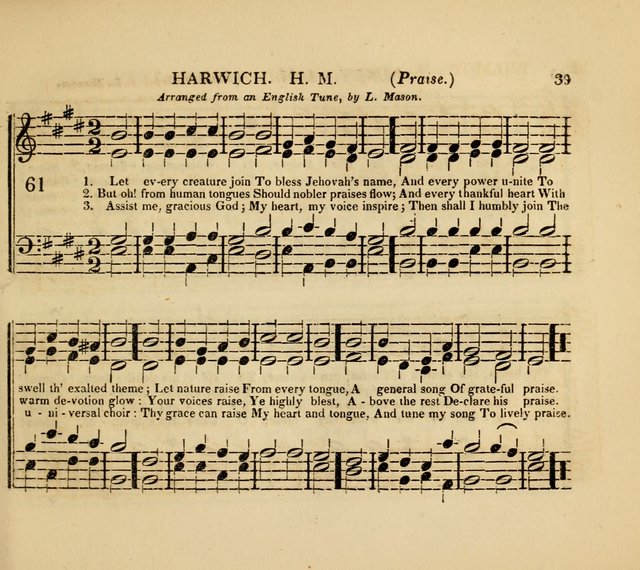 The American Sabbath School Singing Book: containing hymns, tunes, scriptural selections and chants, for Sabbath schools page 39