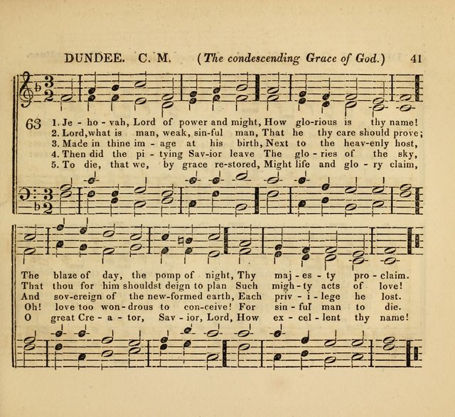 The American Sabbath School Singing Book: containing hymns, tunes, scriptural selections and chants, for Sabbath schools page 41