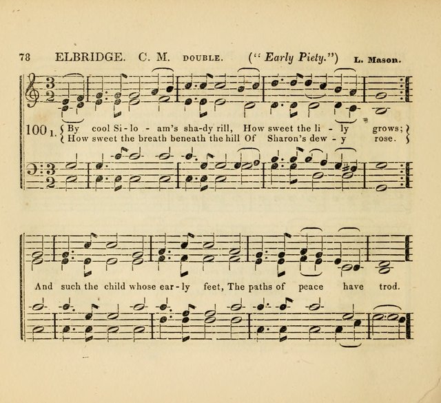 The American Sabbath School Singing Book: containing hymns, tunes, scriptural selections and chants, for Sabbath schools page 78