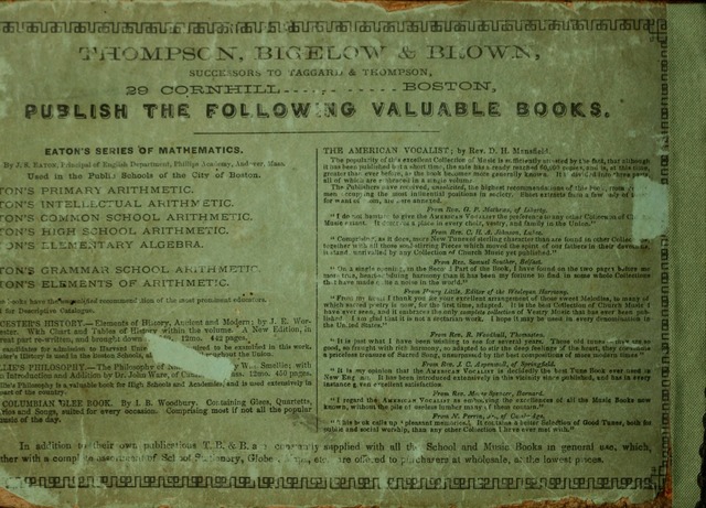 The American Vocalist: a selection of tunes, anthems, sentences, and hymns, old and new: designed for the church, the vestry, or the parlor; adapted to every variety of metre in common use. (Rev. ed.) page 362