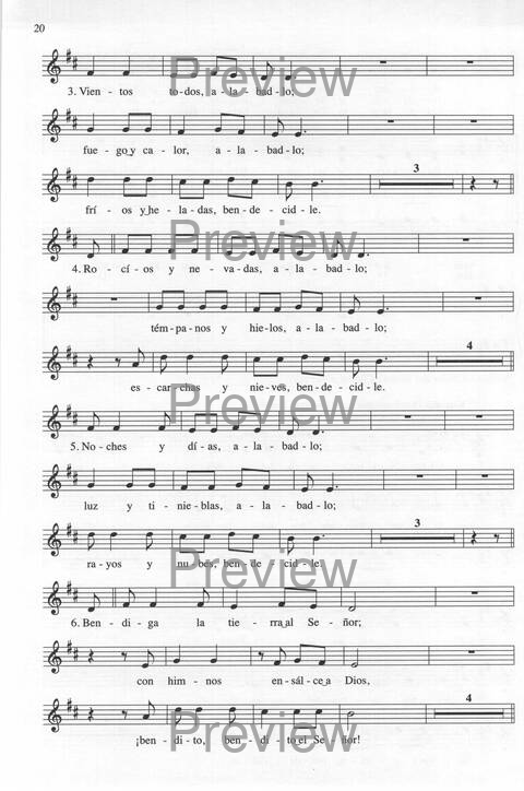 Bendigo al Señor: cánones, ostinatos, aclamacines y cantos de taizé page 20