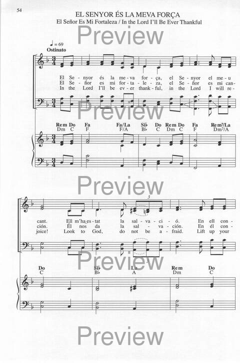 Bendigo al Señor: cánones, ostinatos, aclamacines y cantos de taizé page 54