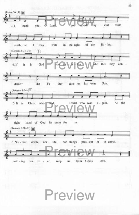 Bendigo al Señor: cánones, ostinatos, aclamacines y cantos de taizé page 89