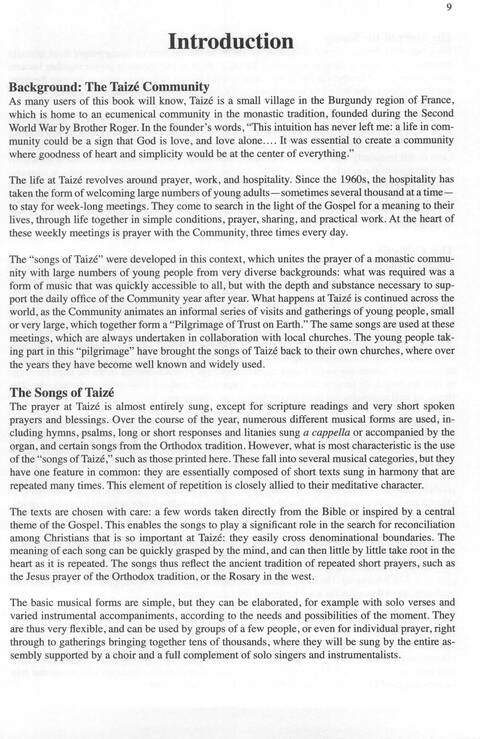 Bendigo al Señor: cánones, ostinatos, aclamacines y cantos de taizé page 9