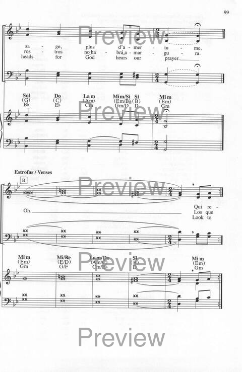 Bendigo al Señor: cánones, ostinatos, aclamacines y cantos de taizé page 99