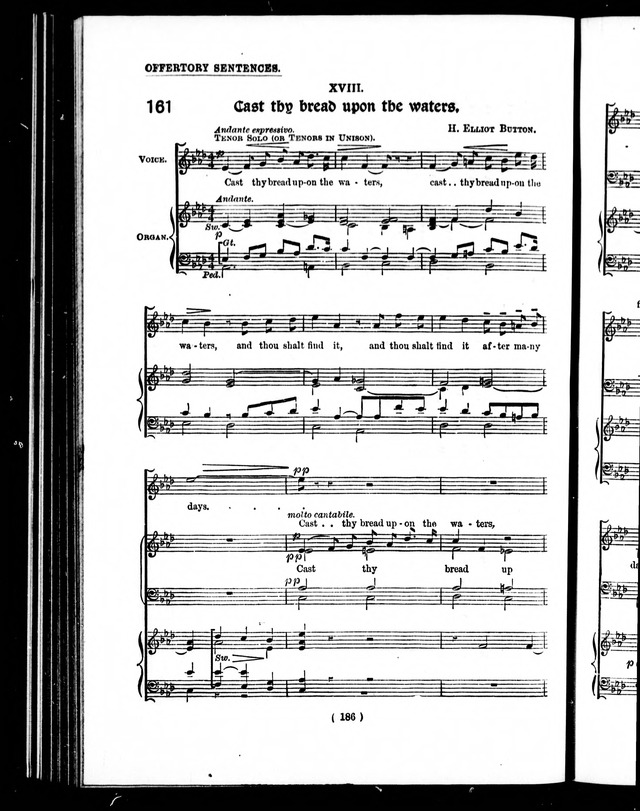 The Baptist Church Hymnal: chants and anthems with music page 192