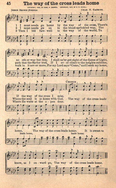 Bethany Hymns: A compilation of Choice Songs and Hymns page 45
