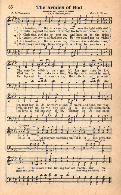 Bethany Hymns: A compilation of Choice Songs and Hymns page 65