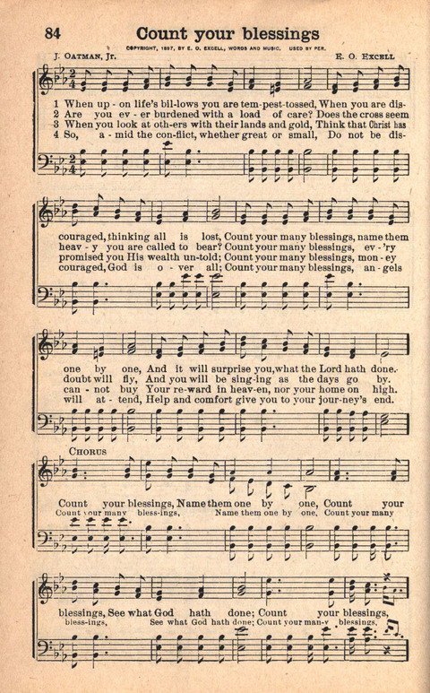 Bethany Hymns: A compilation of Choice Songs and Hymns page 84