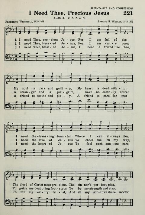 Baptist Hymnal 1956 page 195