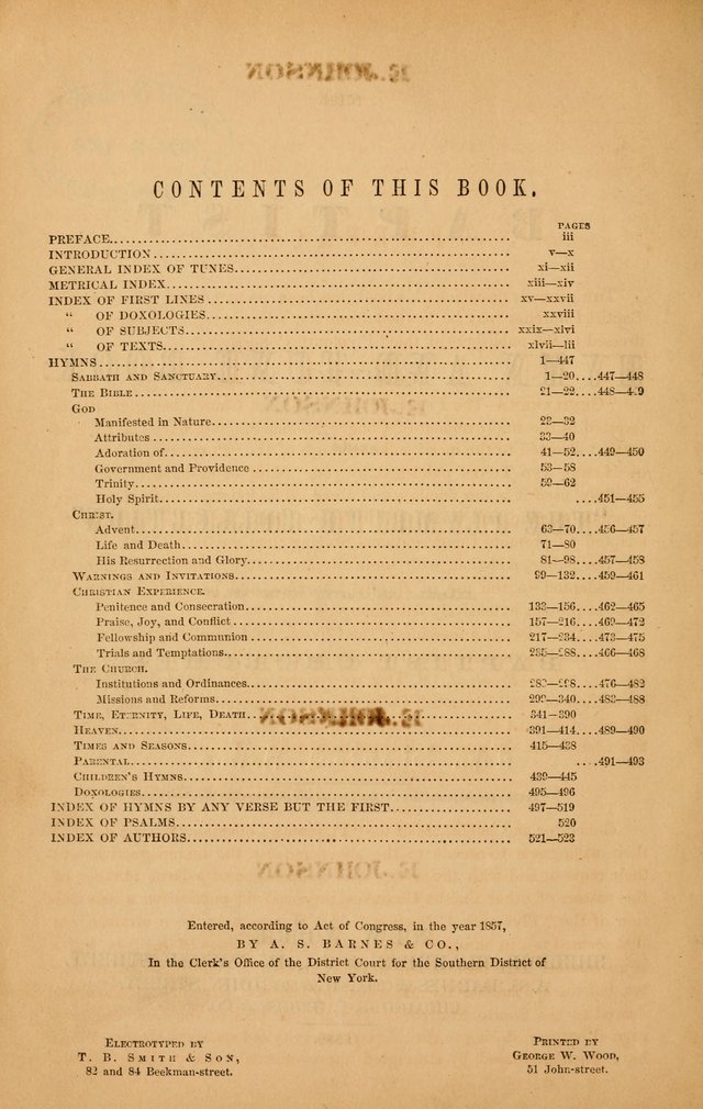The Baptist Hymn and Tune Book: being "The Plymouth Collection" enlarged and adapted to the use of Baptist churches page 2