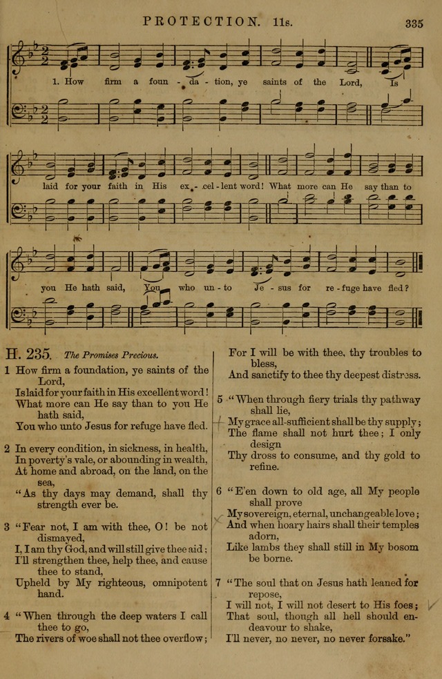 Book of Hymns and Tunes, comprising the psalms and hymns for the worship of God, approved by the general assembly of 1866, arranged with appropriate tunes... by authority of the assembly of 1873 page 333