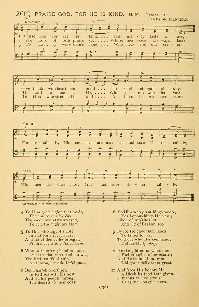 Bible Songs: consisting of selections from the Psalms set to music suitable for Sabbath Schools, prayer meetings, etc. page 158