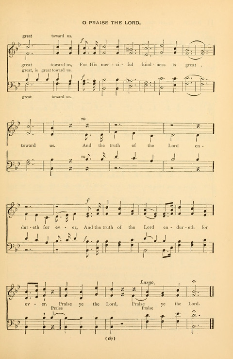 Bible Songs: consisting of selections from the Psalms set to music suitable for Sabbath Schools, prayer meetings, etc. page 167
