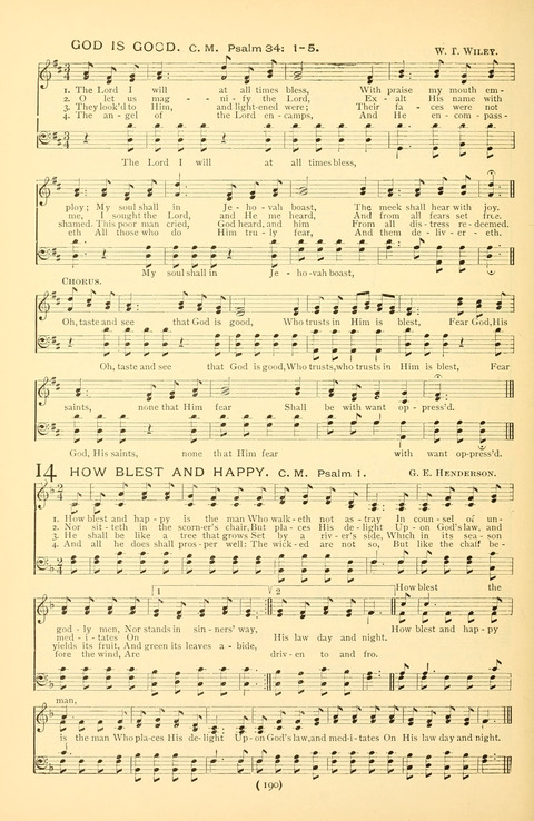 Bible Songs: consisting of selections from the Psalms set to music suitable for Sabbath Schools, prayer meetings, etc. page 170
