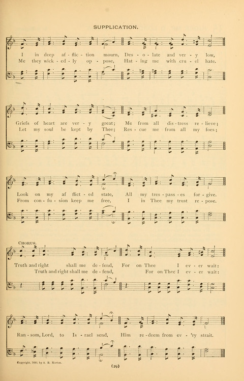 Bible Songs: consisting of selections from the Psalms set to music suitable for Sabbath Schools, prayer meetings, etc. page 25