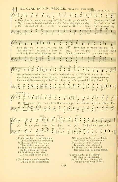 Bible Songs: consisting of selections from the Psalms set to music suitable for Sabbath Schools, prayer meetings, etc. page 32