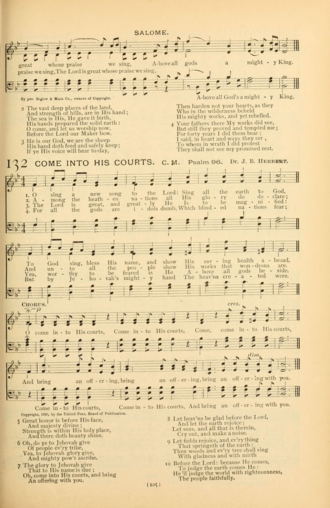Bible Songs: consisting of selections from the Psalms set to music suitable for Sabbath Schools, prayer meetings, etc. page 85