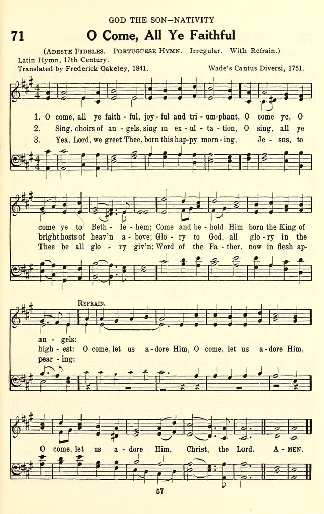 The Baptist Standard Hymnal: with responsive readings: a new book for all services page 49
