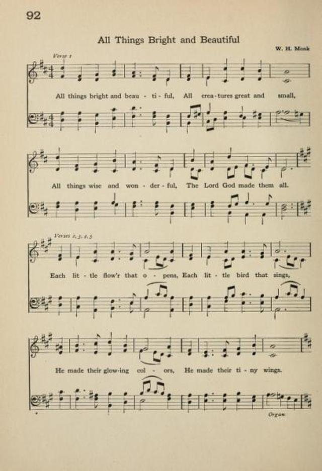 The Book of Worship of the Church School page 93
