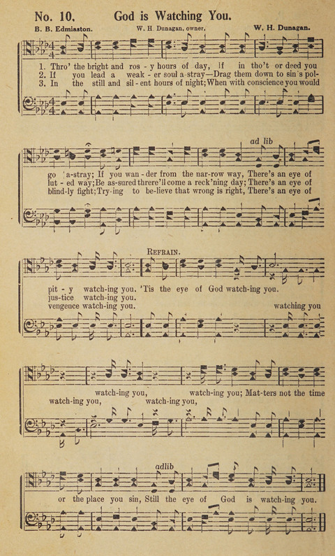 Beth-el Bells: a book of gospel songs for all christian work and worship page 10