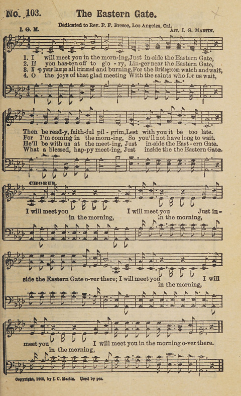 Beth-el Bells: a book of gospel songs for all christian work and worship page 109