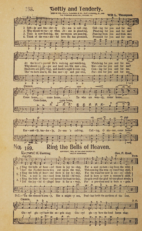 Beth-el Bells: a book of gospel songs for all christian work and worship page 154