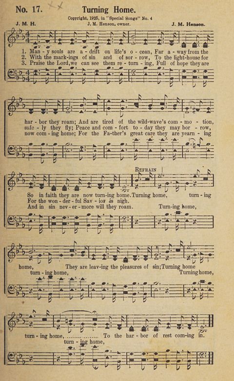 Beth-el Bells: a book of gospel songs for all christian work and worship page 17