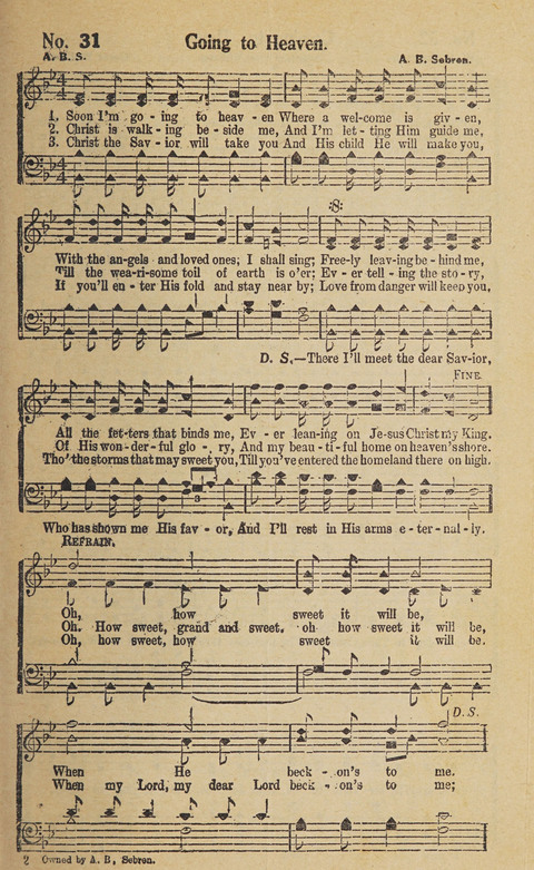 Beth-el Bells: a book of gospel songs for all christian work and worship page 29