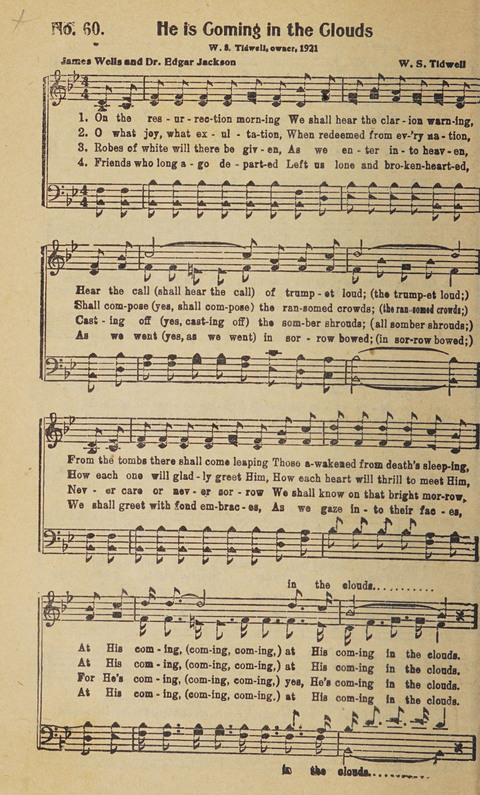 Beth-el Bells: a book of gospel songs for all christian work and worship page 58