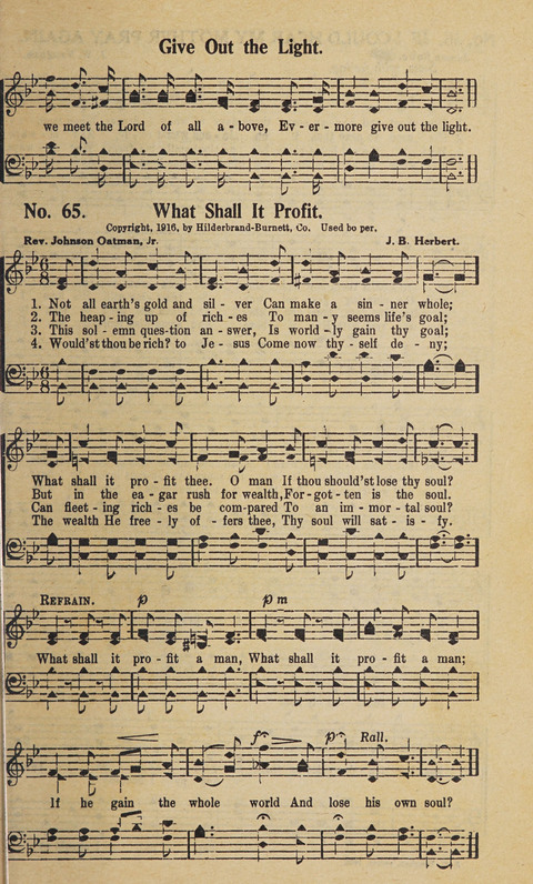 Beth-el Bells: a book of gospel songs for all christian work and worship page 63