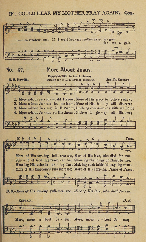 Beth-el Bells: a book of gospel songs for all christian work and worship page 65