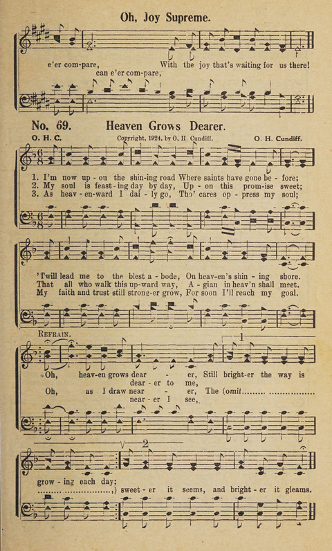 Beth-el Bells: a book of gospel songs for all christian work and worship page 67