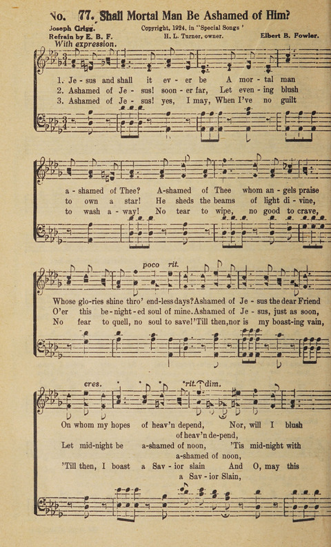 Beth-el Bells: a book of gospel songs for all christian work and worship page 82