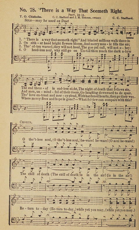 Beth-el Bells: a book of gospel songs for all christian work and worship page 84