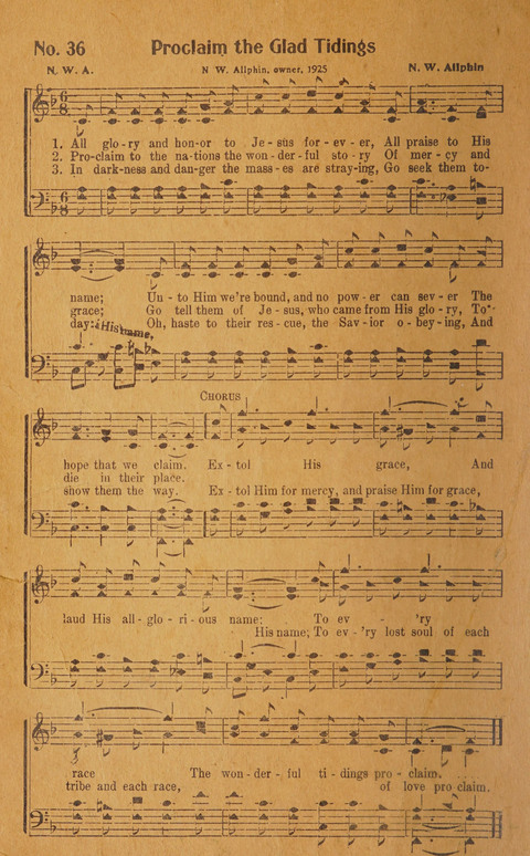 Beth-el Bells: a book of gospel songs for all christian work and worship page i