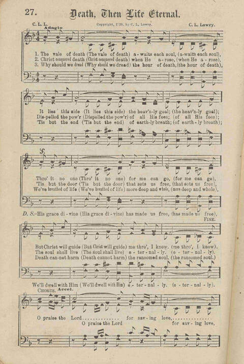 Bells of Bethlehem: a book of gospel songs page 33